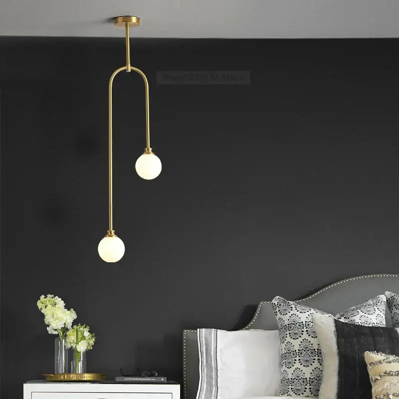 Frosted Globe Pendant Light