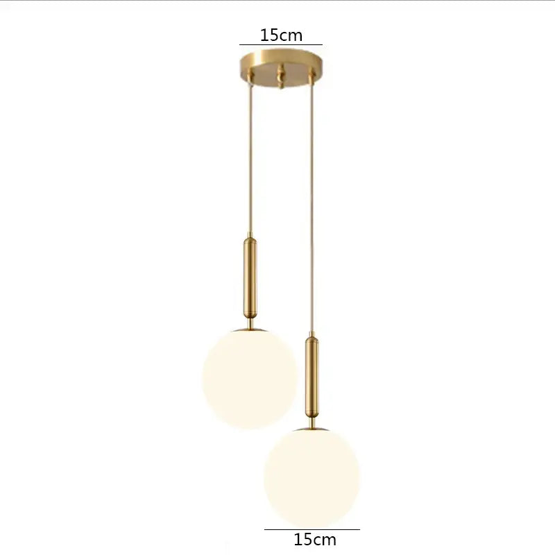 White Globe Pendant Light