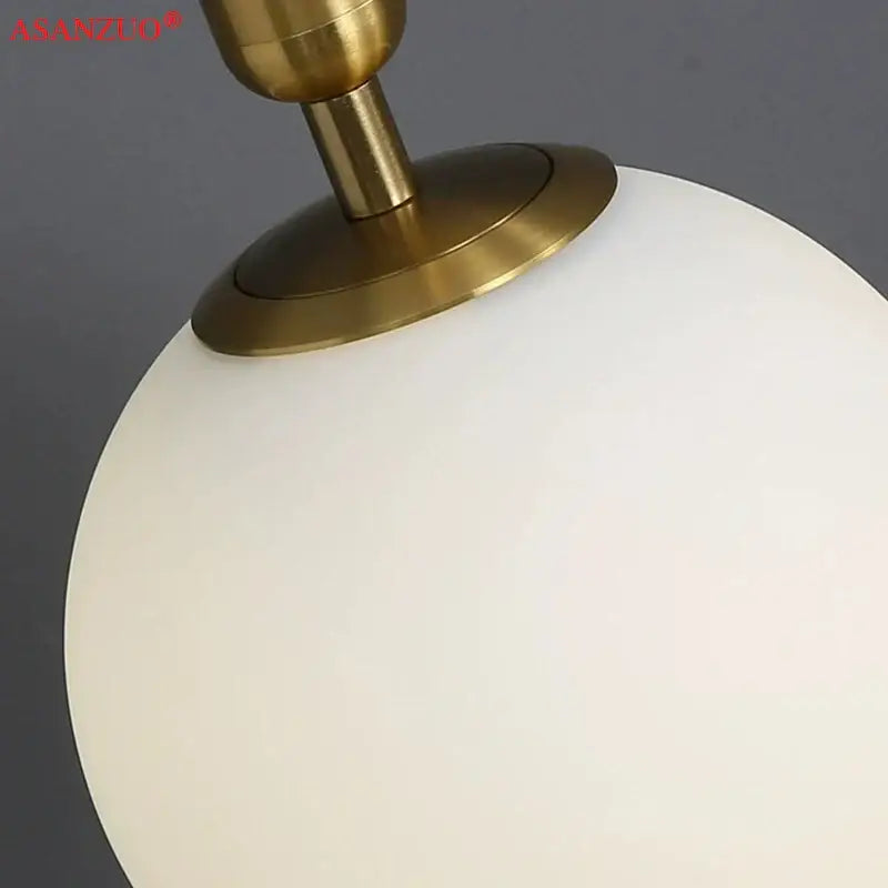 White Globe Pendant Light