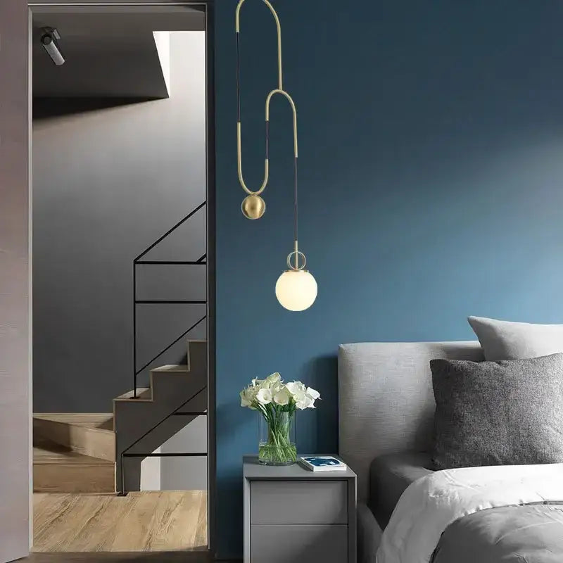 Pulley Globe Pendant Light