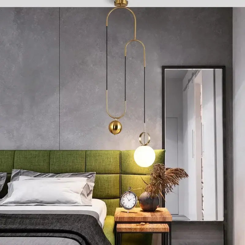 Pulley Globe Pendant Light