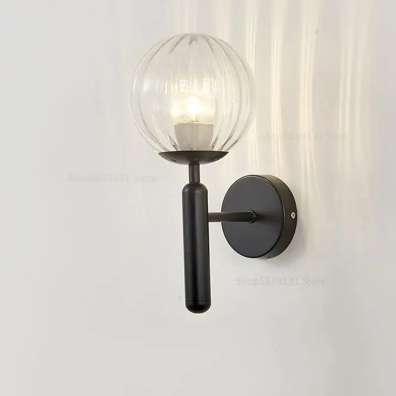 Brass Glass Globe Lamp