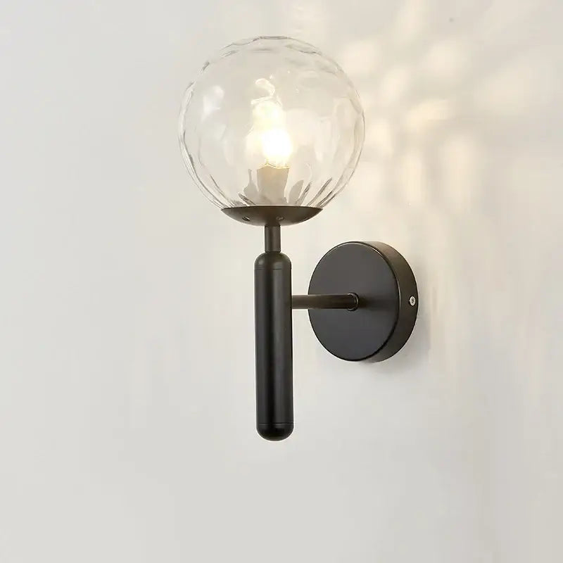 Brass Glass Globe Lamp