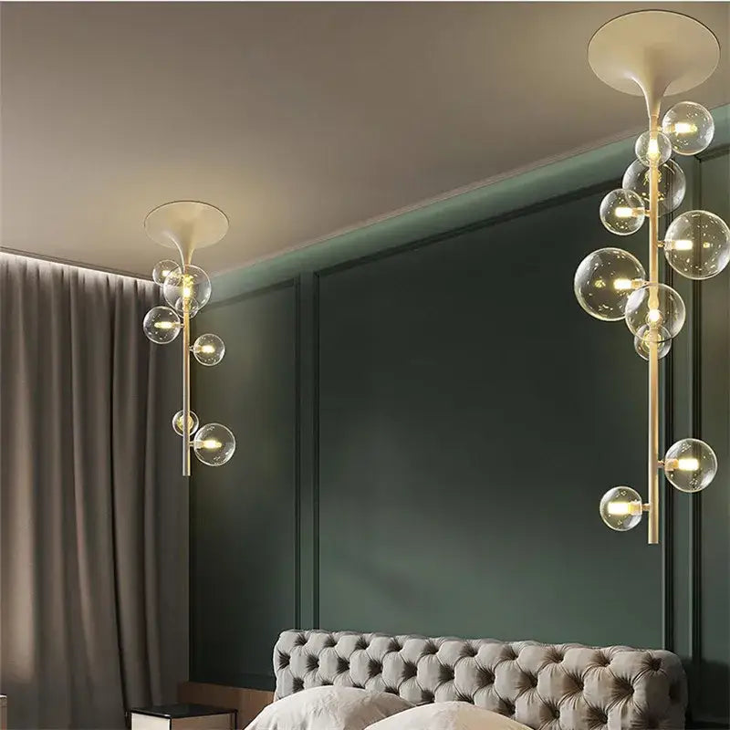 Glass Bubble Pendant Light for Dining Bar or Cafe