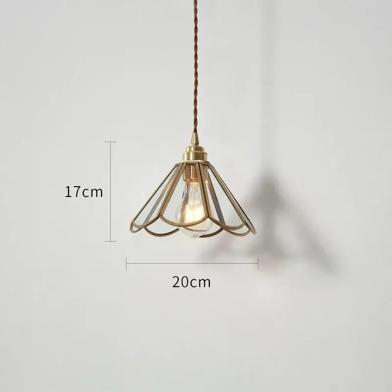 Brass Bell Pendant Light