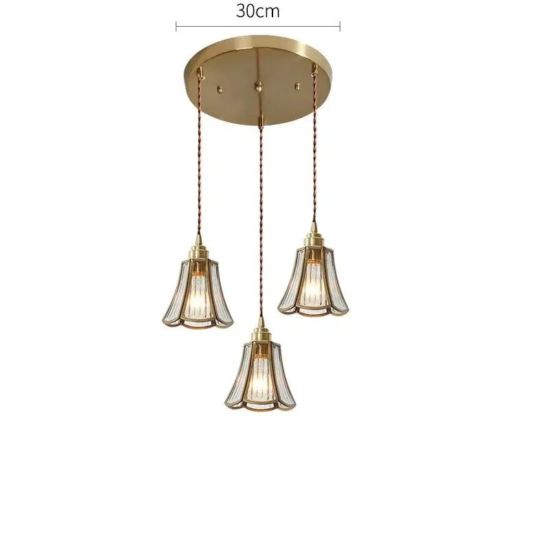 Brass Bell Pendant Light