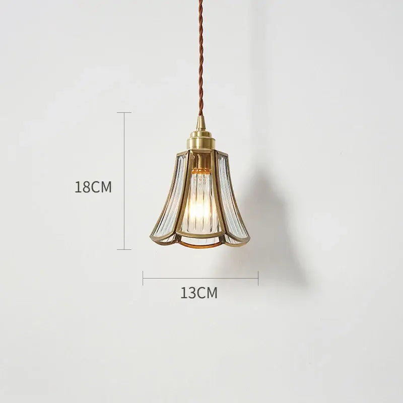 Brass Bell Pendant Light