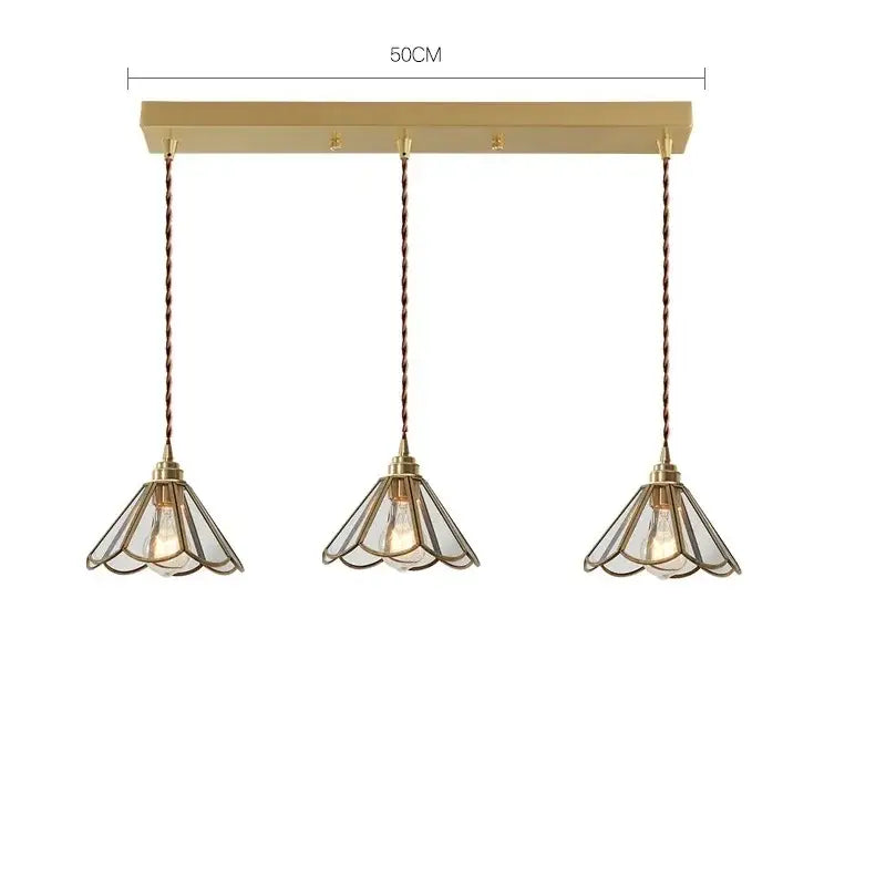 Brass Bell Pendant Light