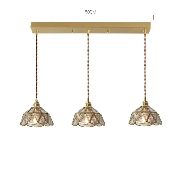 Brass Bell Pendant Light