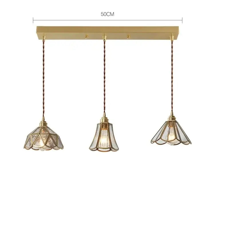 Brass Bell Pendant Light