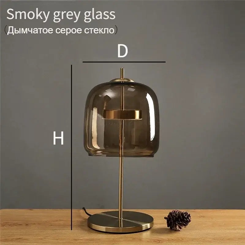 Glass LED Table Lamp