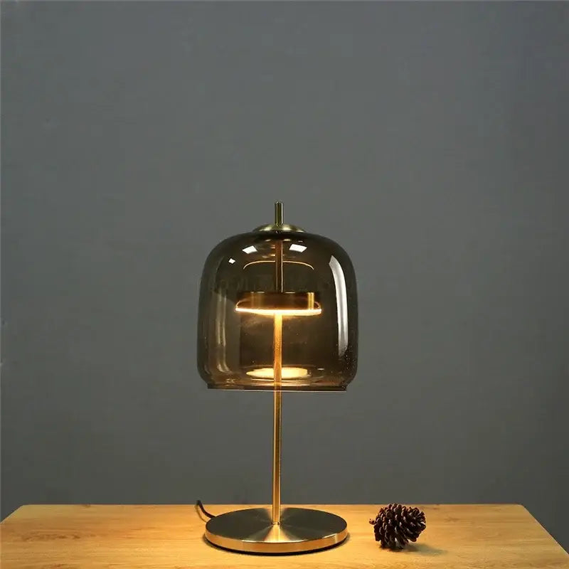 Glass LED Table Lamp