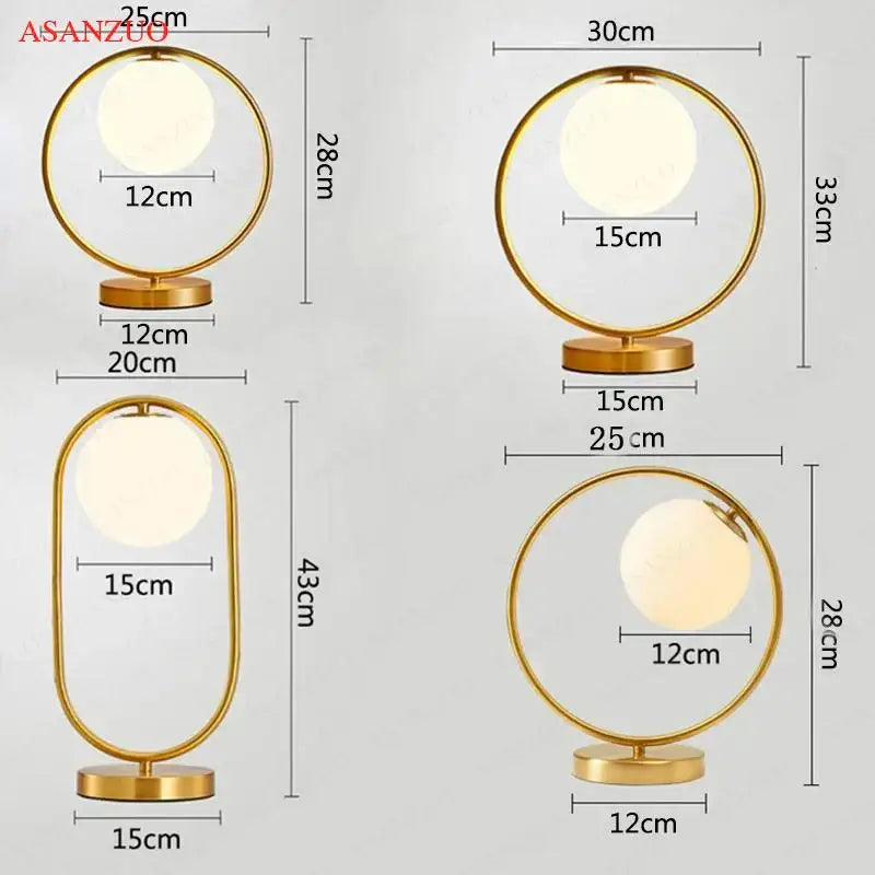 Brass LED Table Lamp