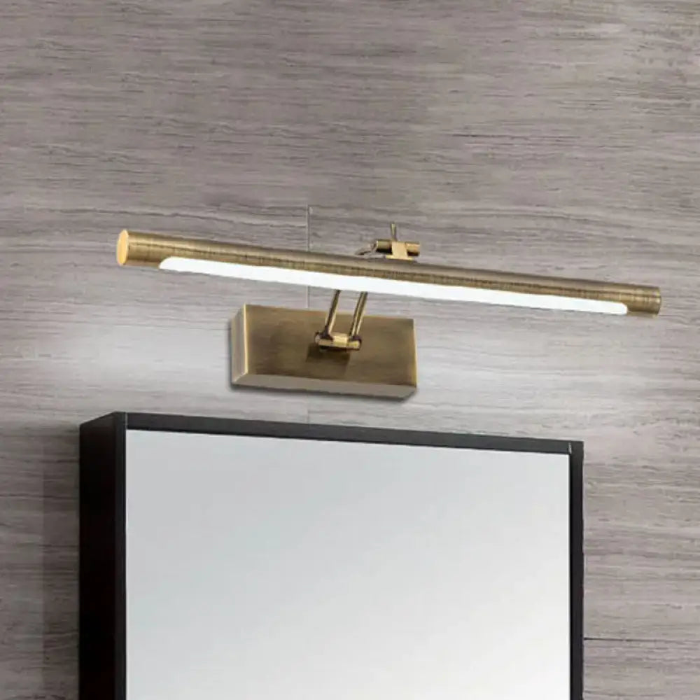 Gold Tubular LED Wall Lamp