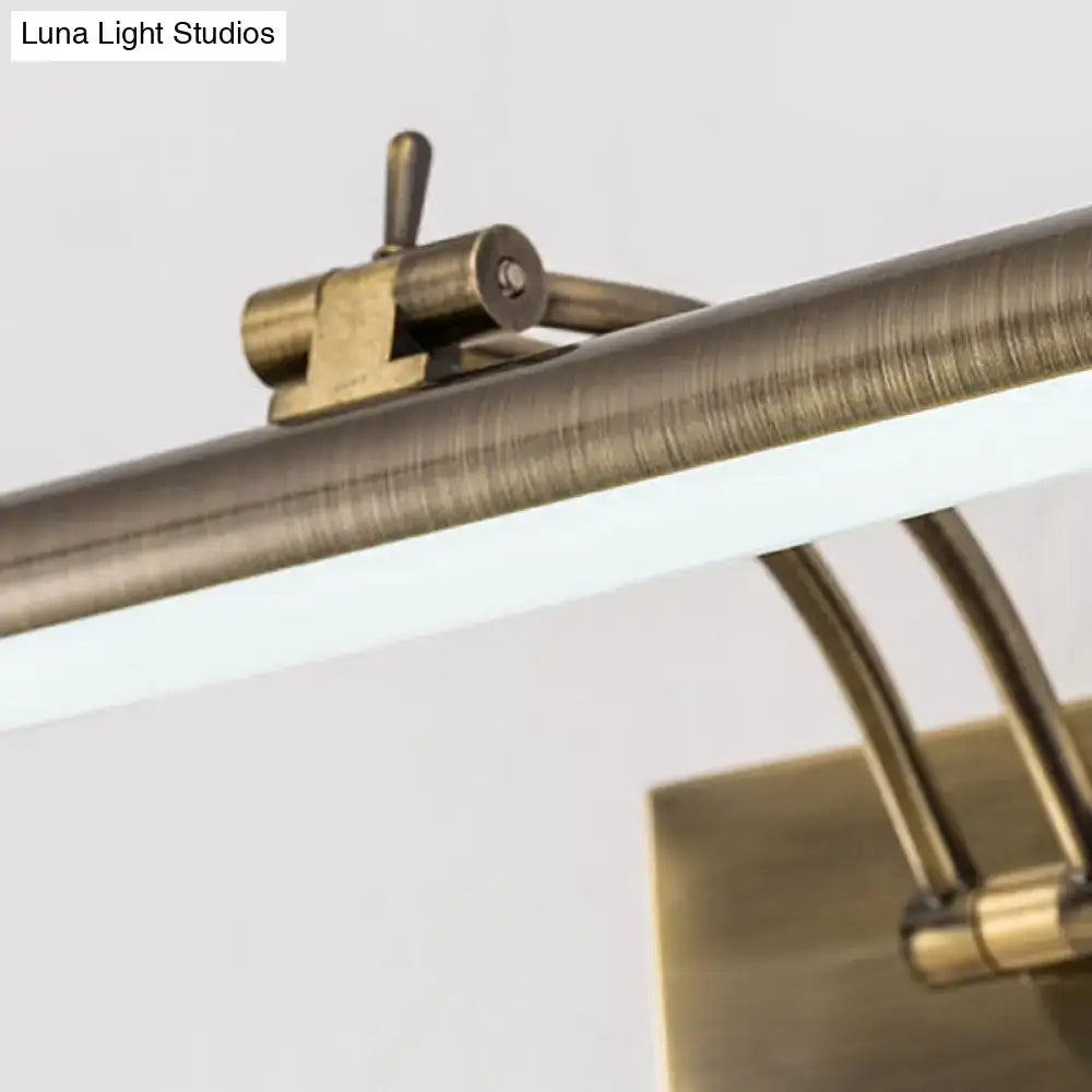 Gold Tubular LED Wall Lamp