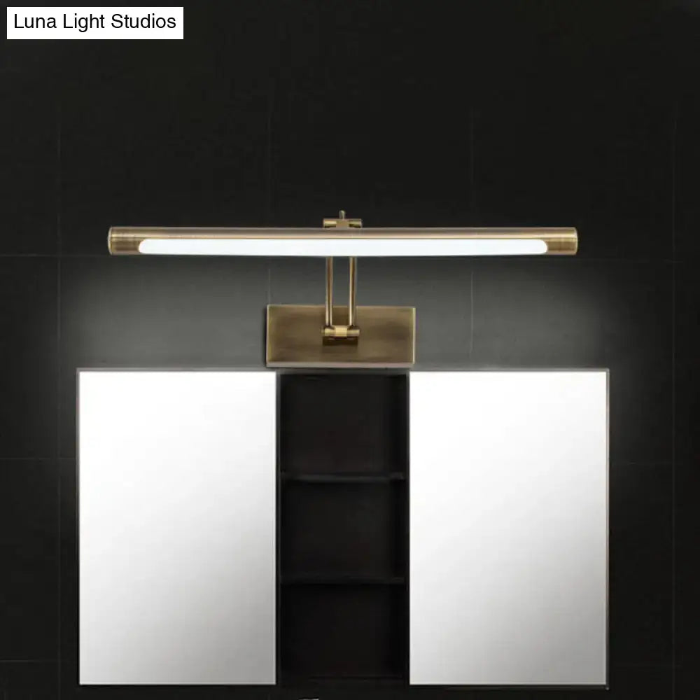 Gold Tubular LED Wall Lamp