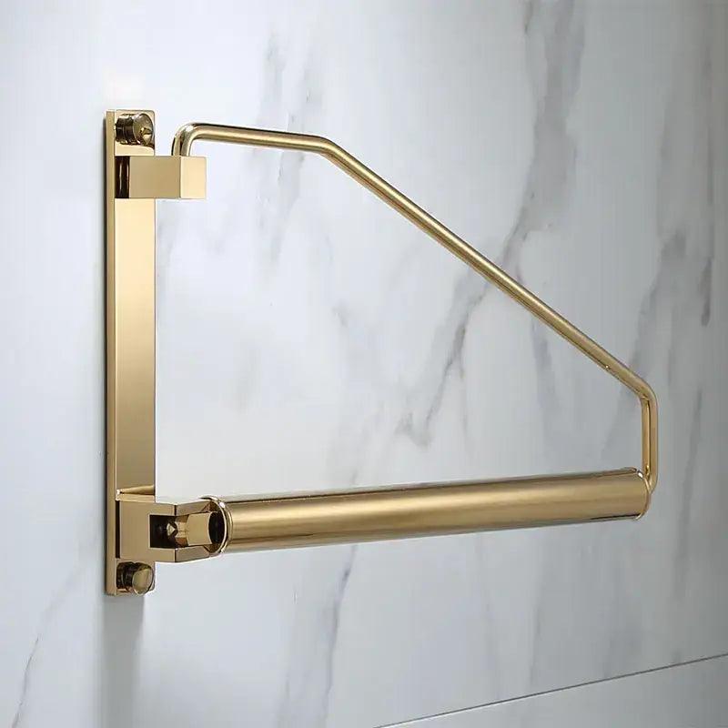 Gold Wall Clothing Rack