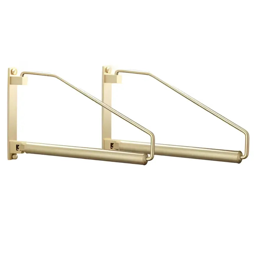 Gold Wall Clothing Rack