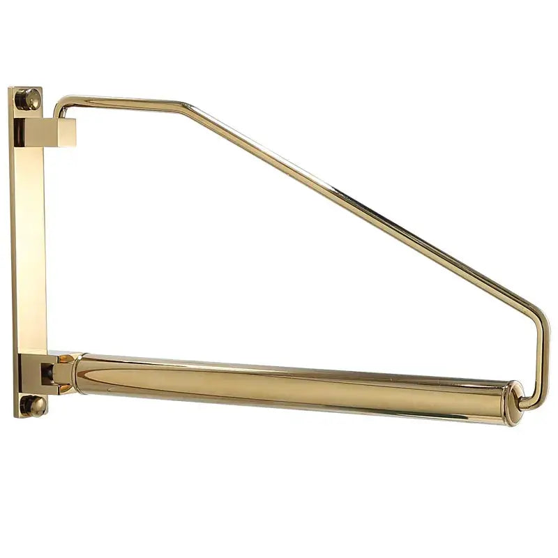 Gold Wall Clothing Rack