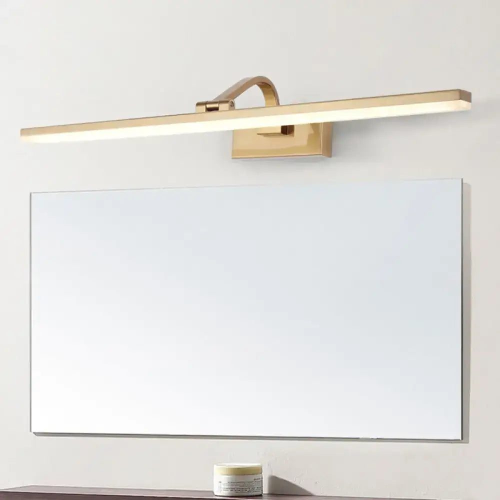 Brass Linear Vanity Light