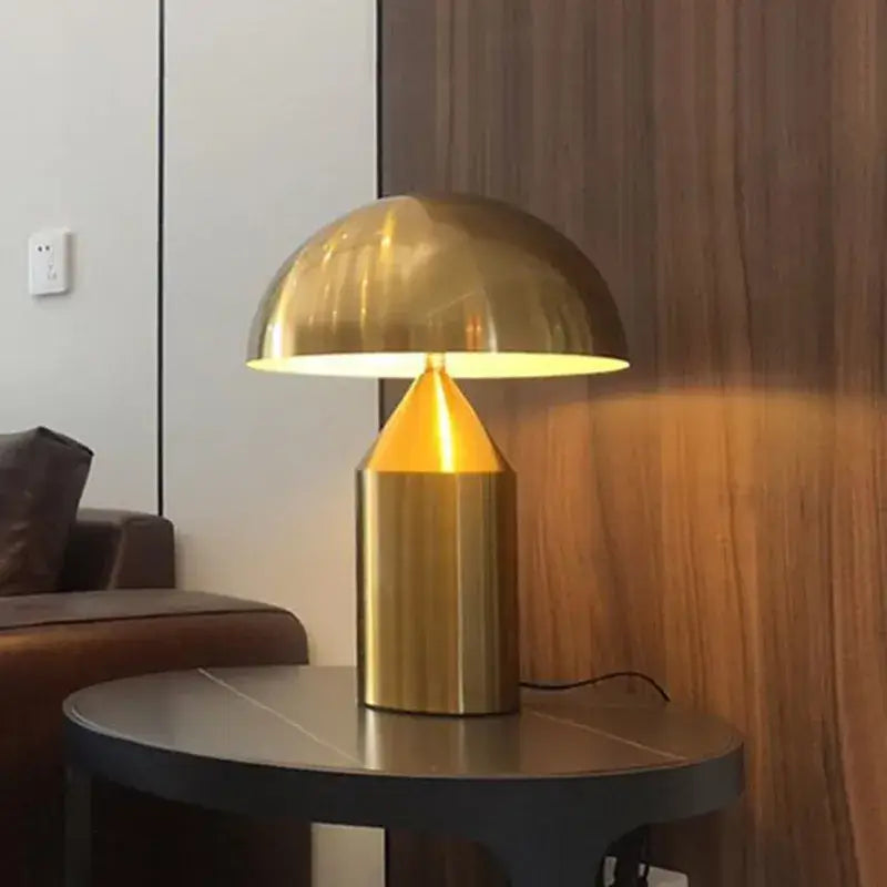Brass Mushroom Table Lamp