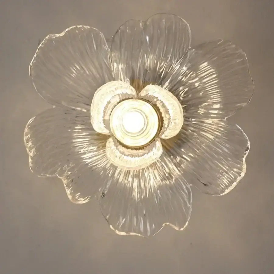 Brass Orchid Ceiling Lamp