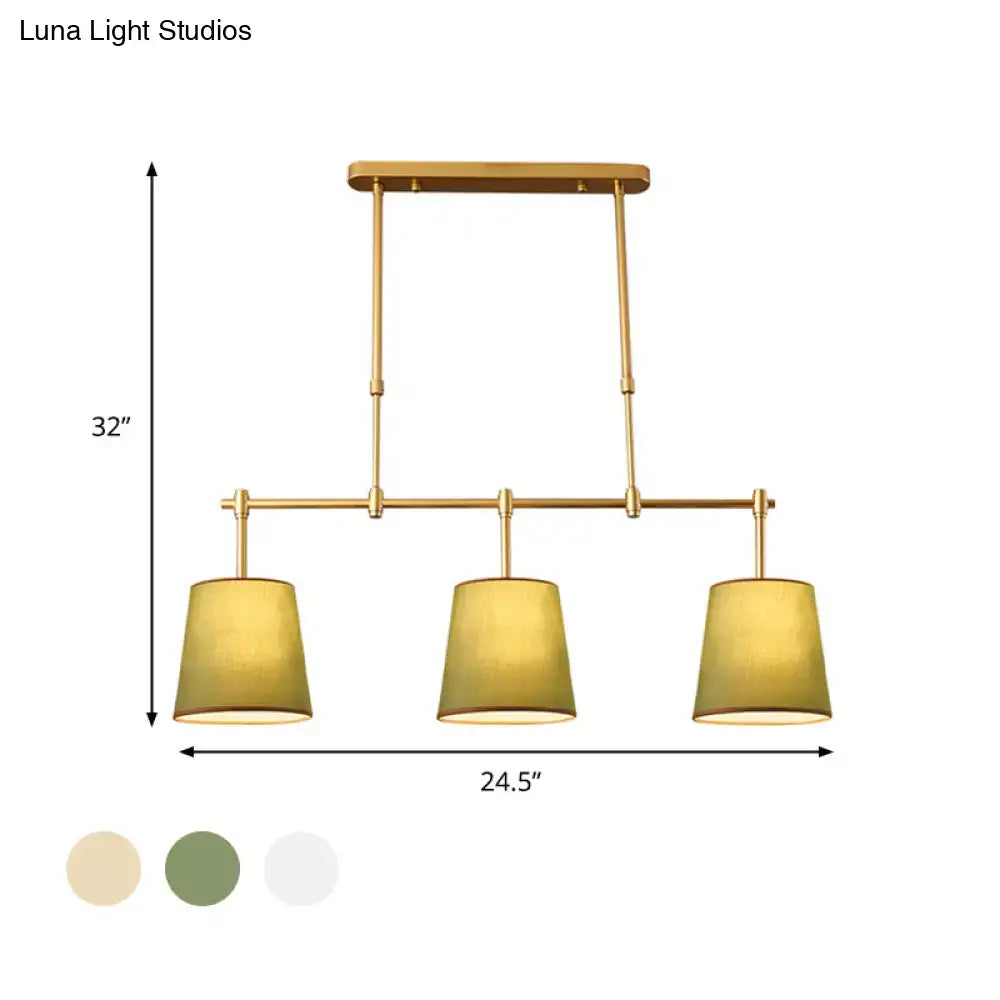 Flaxen Fabric Pendant Light