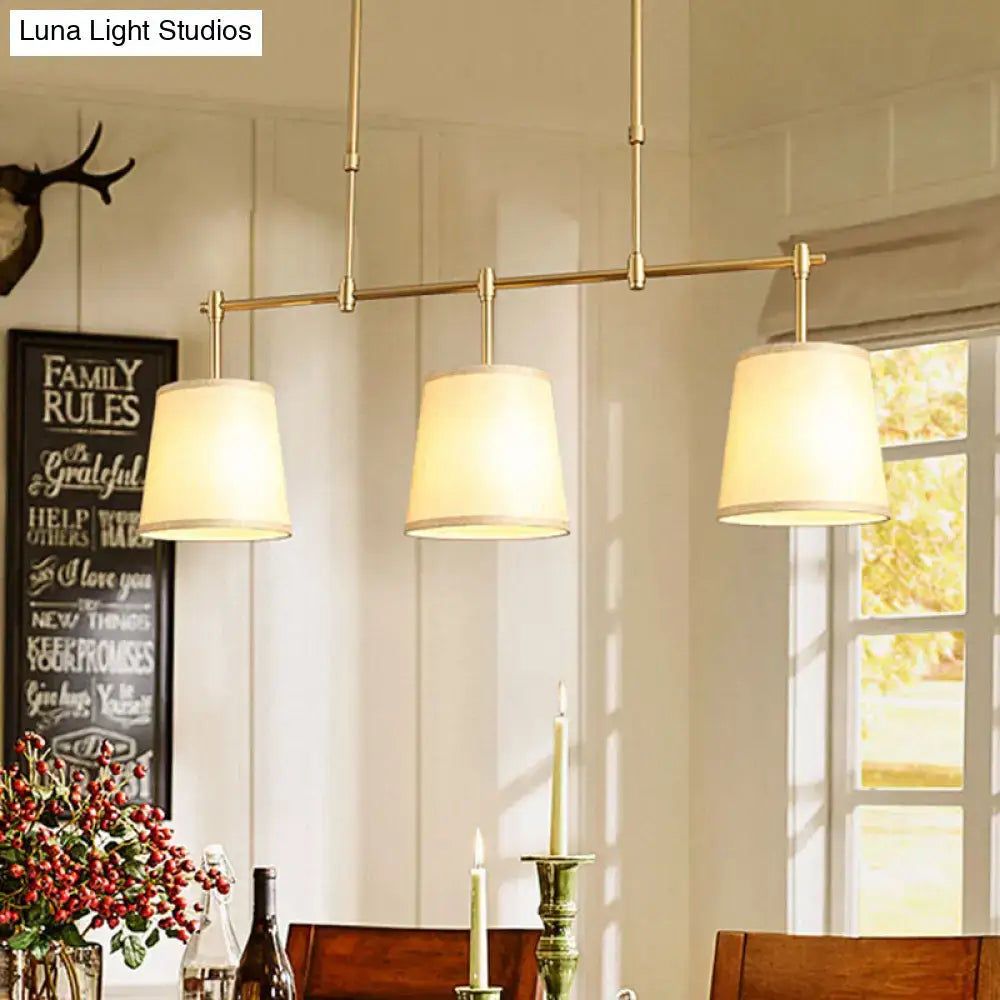 Flaxen Fabric Pendant Light
