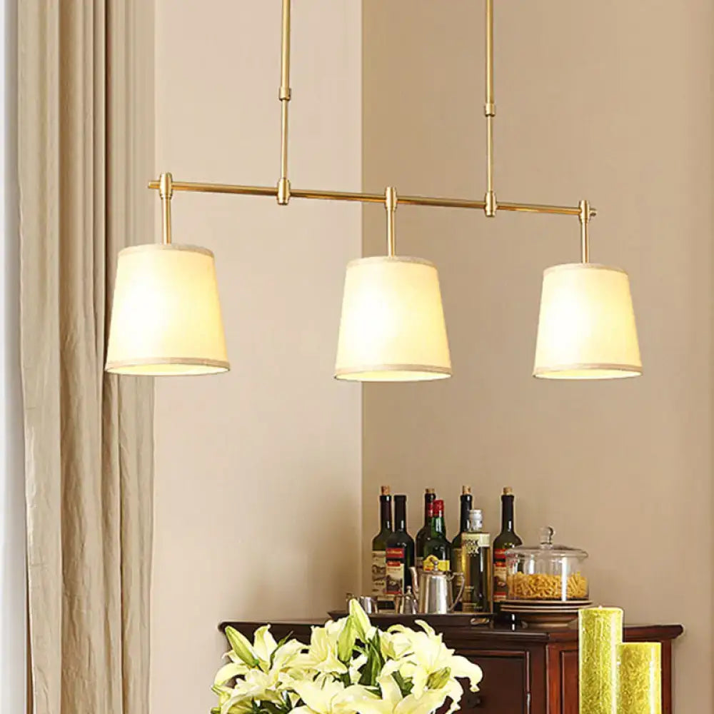 Flaxen Fabric Pendant Light
