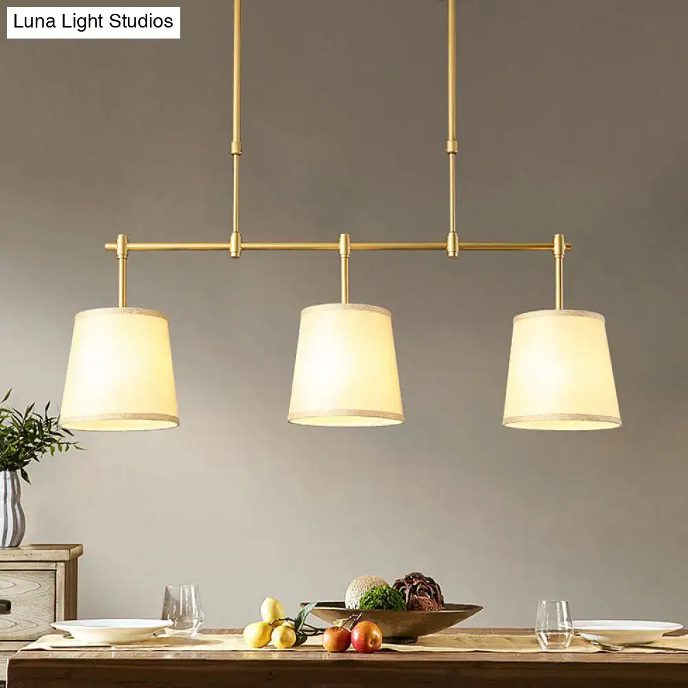 Flaxen Fabric Pendant Light