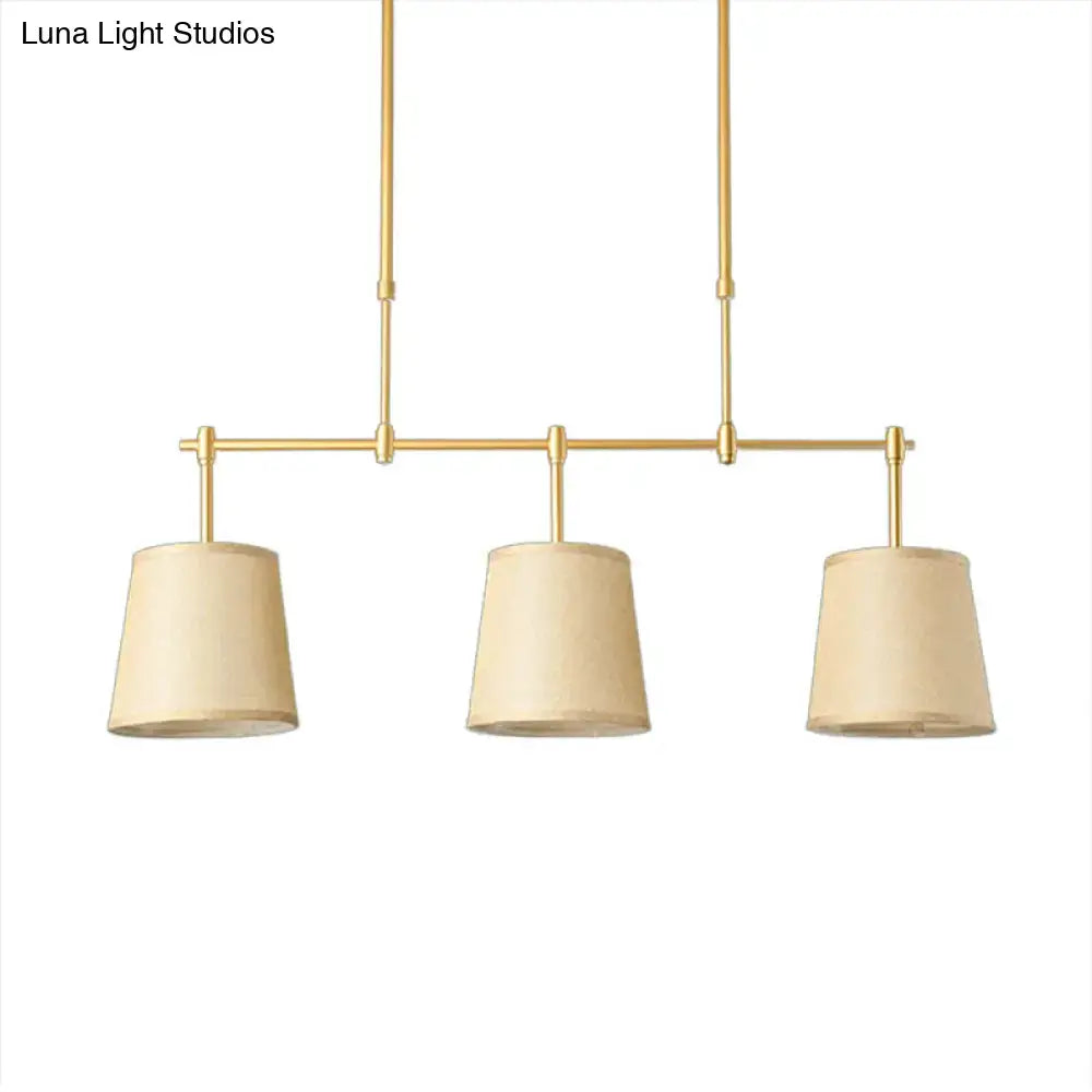 Flaxen Fabric Pendant Light