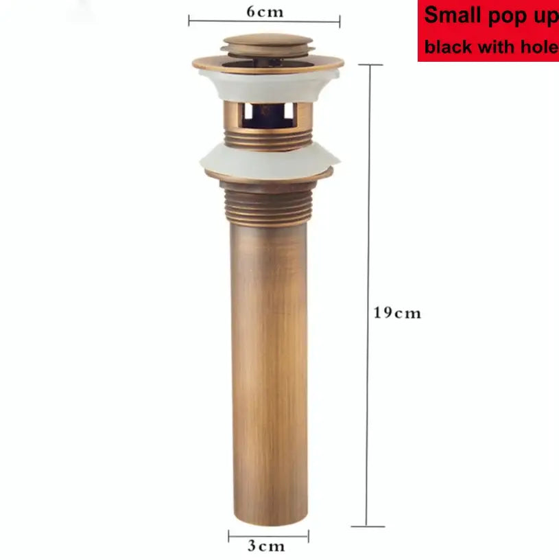 Brass Pop Up Drain