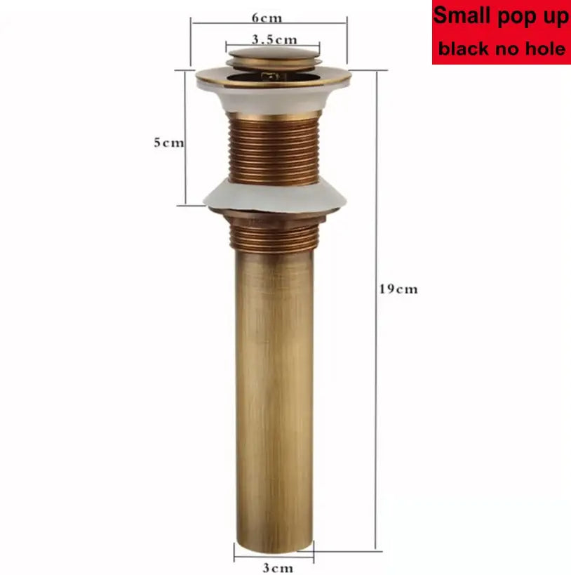 Brass Pop Up Drain
