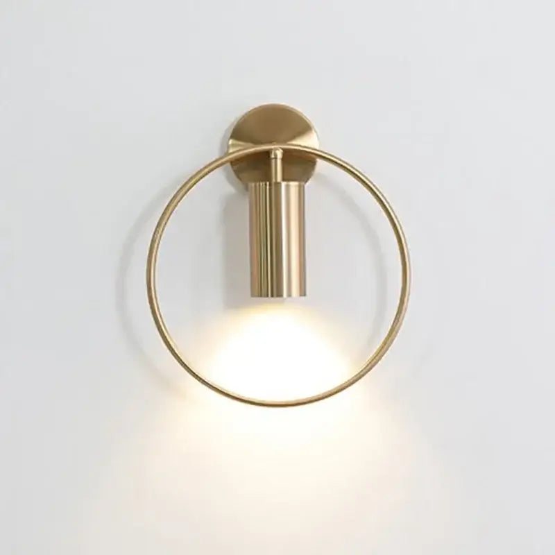 Brass Ring Wall Sconce