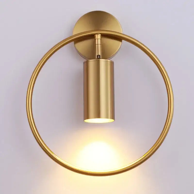 Brass Ring Wall Sconce