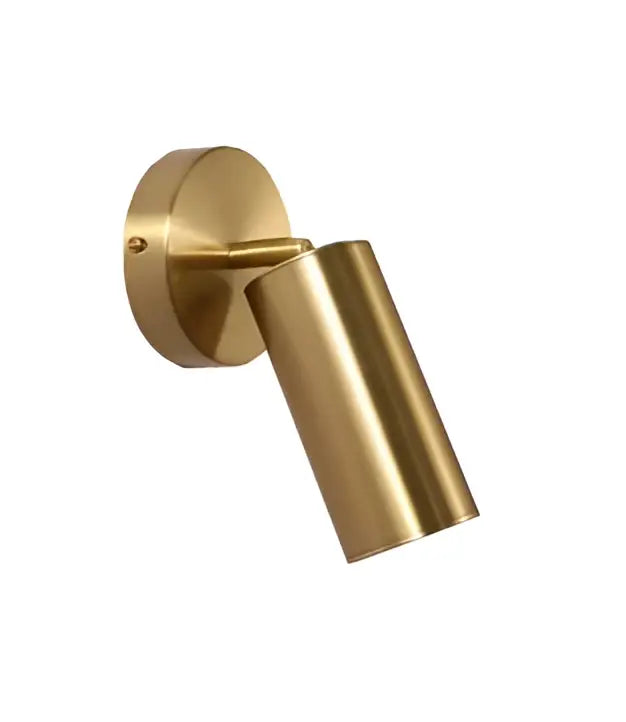Gold Circular Wall Light