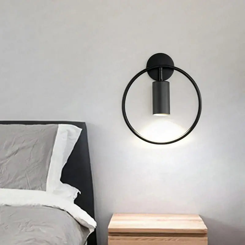 Gold Circular Wall Light