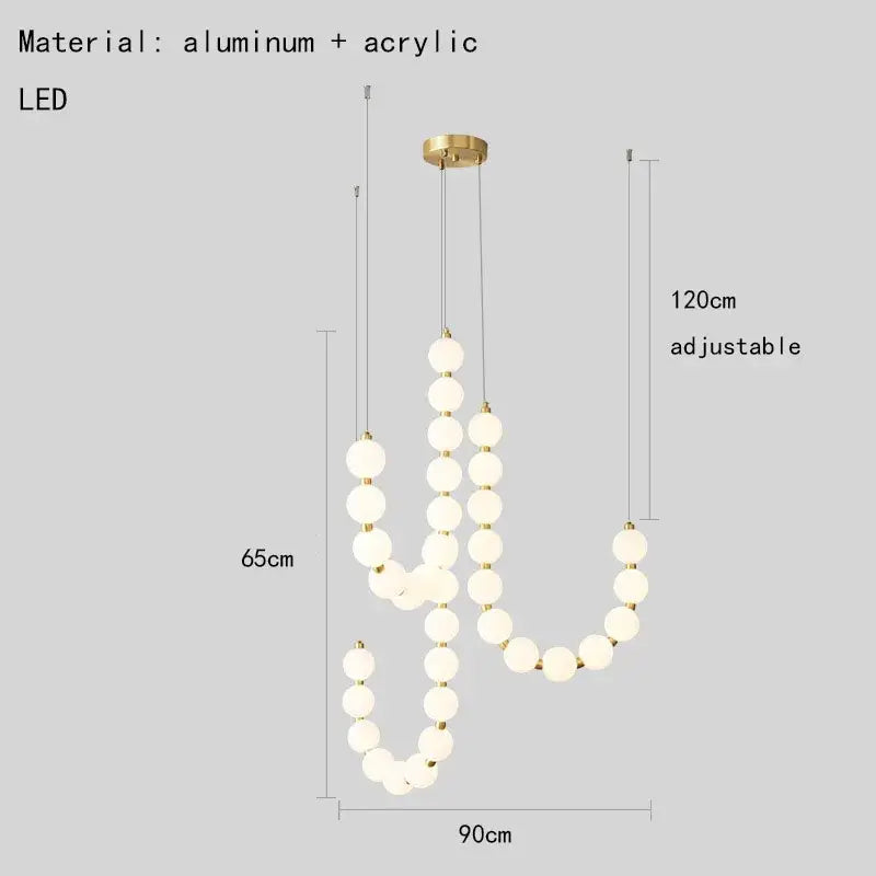 Brass Round Pendant Light