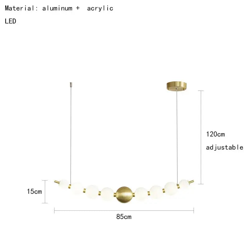 Brass Round Pendant Light