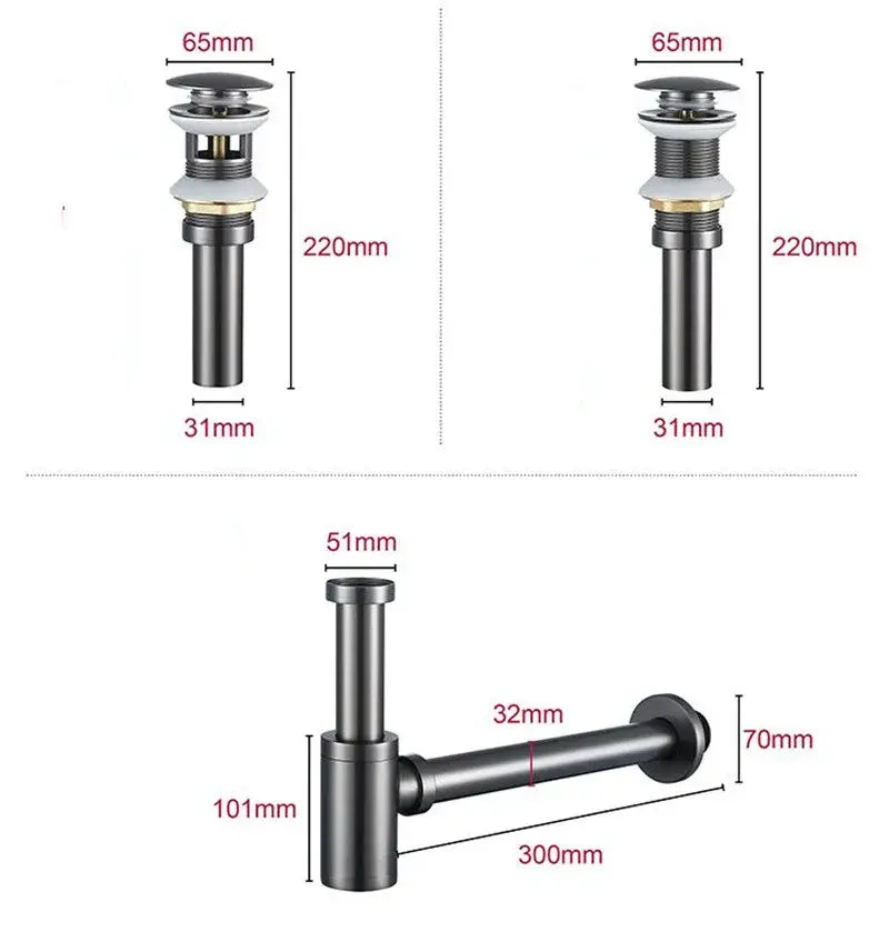 Gun Grey Siphon P-Trap