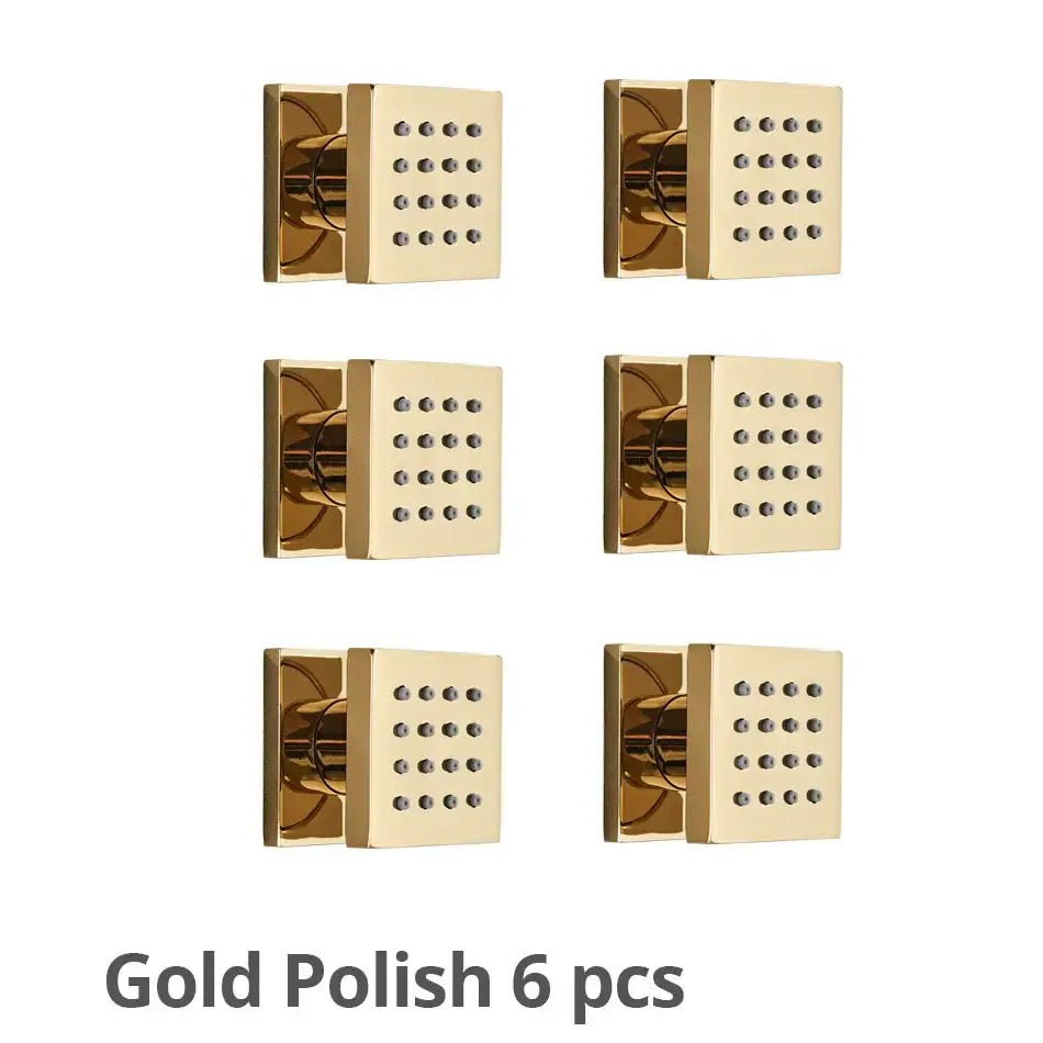 Brass Square Shower Jets