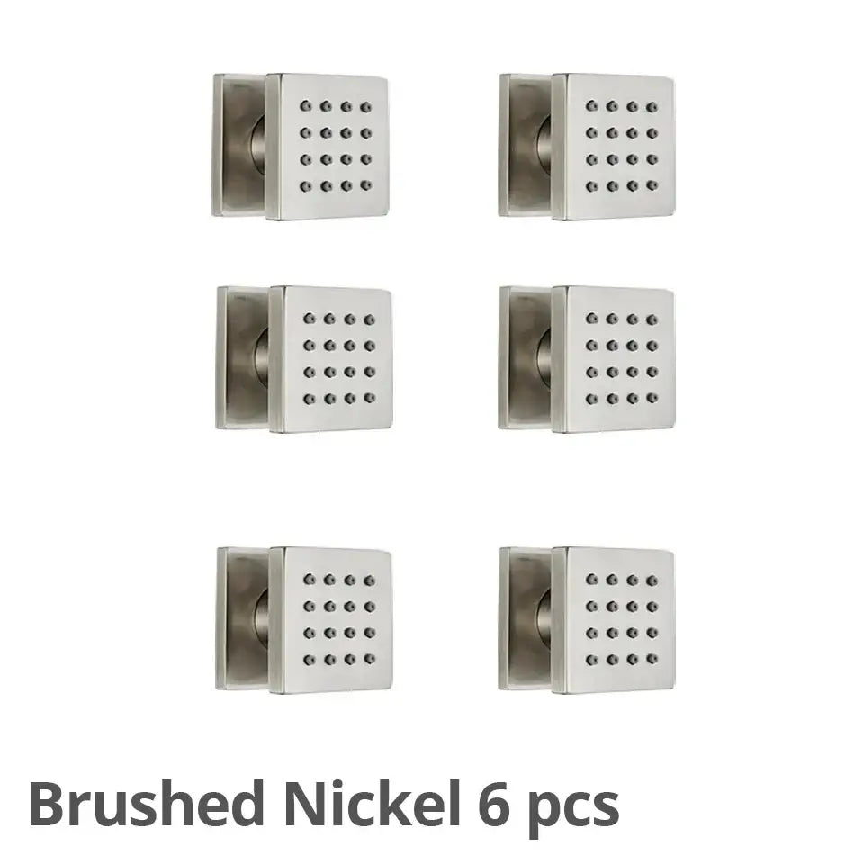 Brass Square Shower Jets