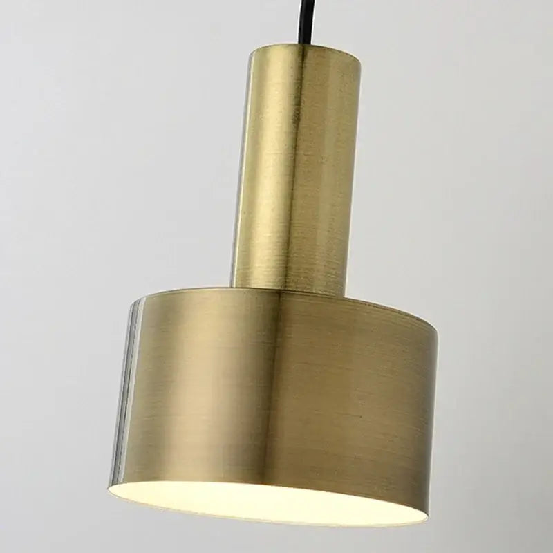 Brass Cylindrical Wall Sconce Nordic Style