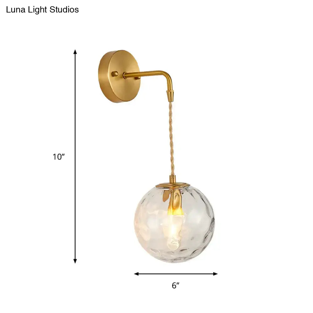 Brass Water Glass Sconce