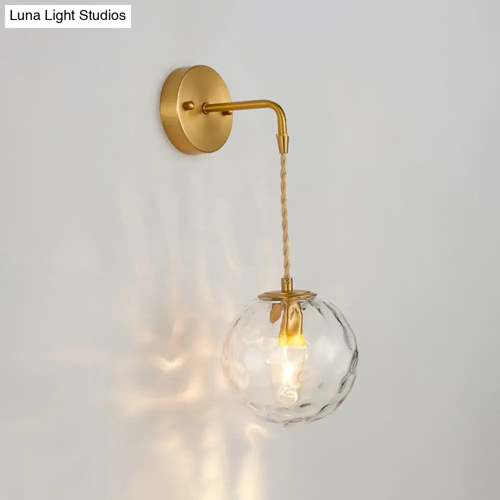 Brass Water Glass Sconce