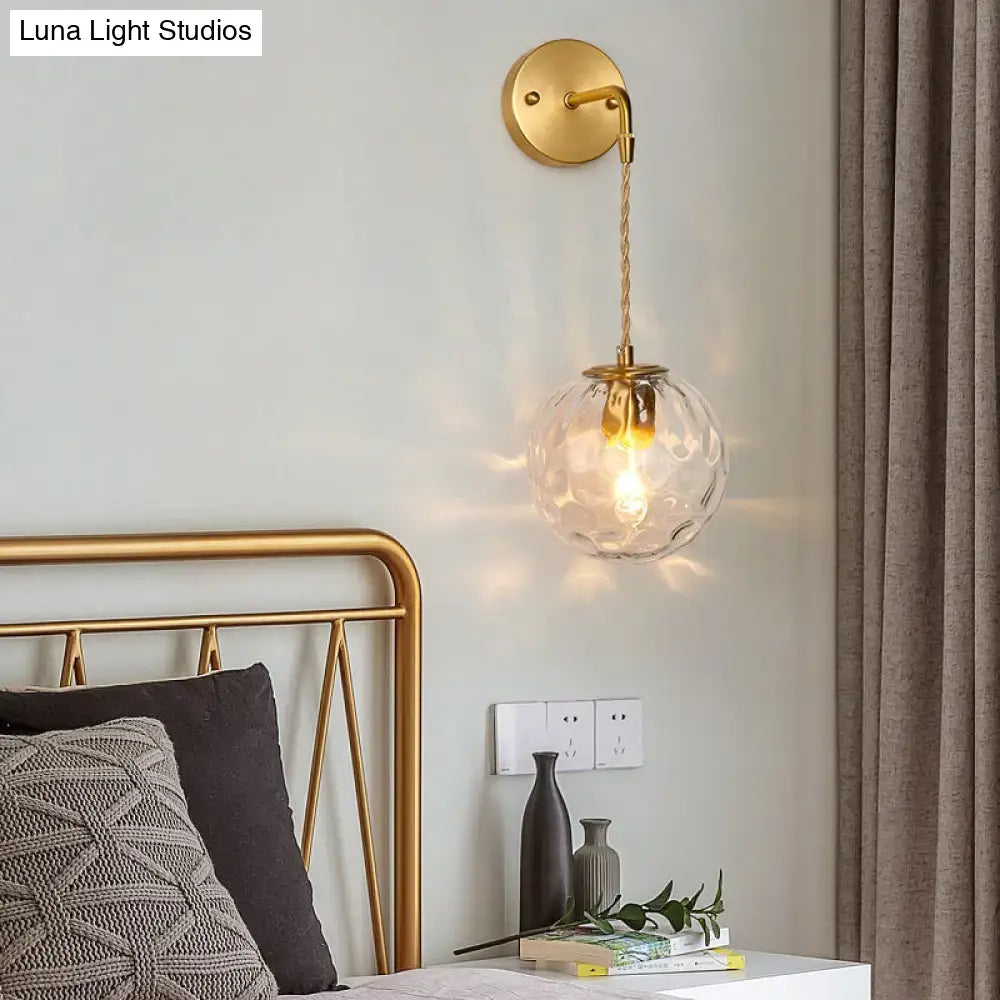 Brass Water Glass Sconce