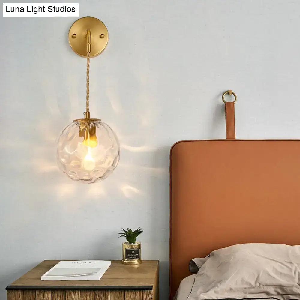 Brass Water Glass Sconce