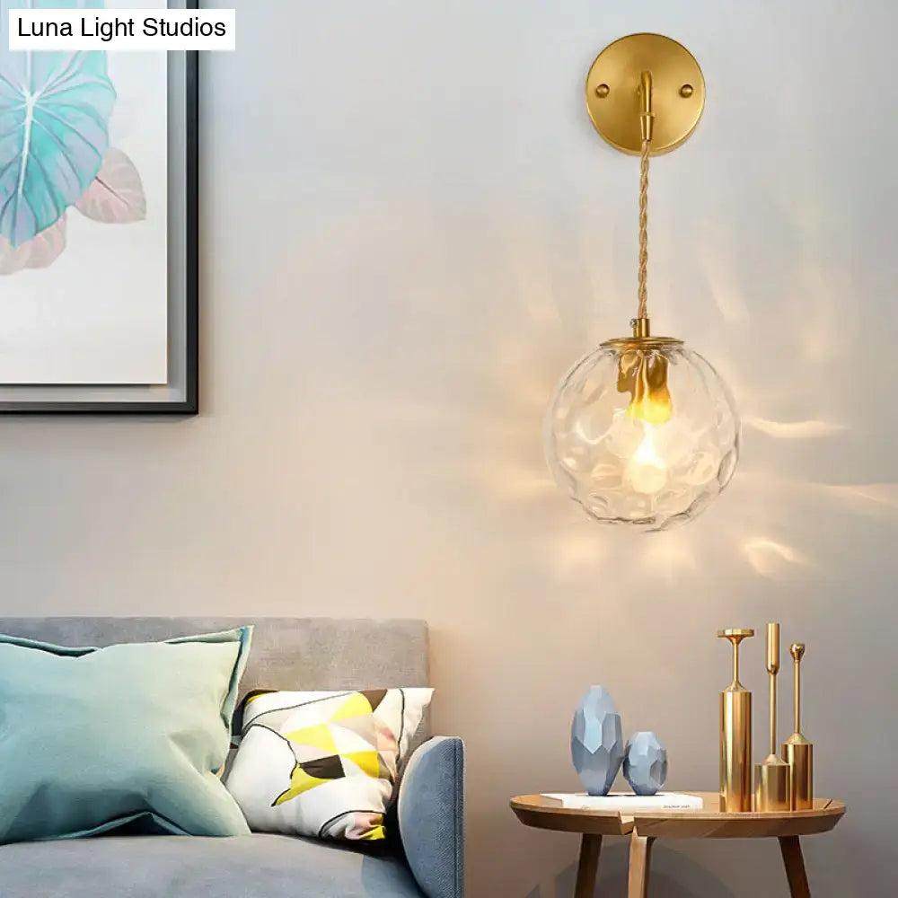 Brass Water Glass Sconce