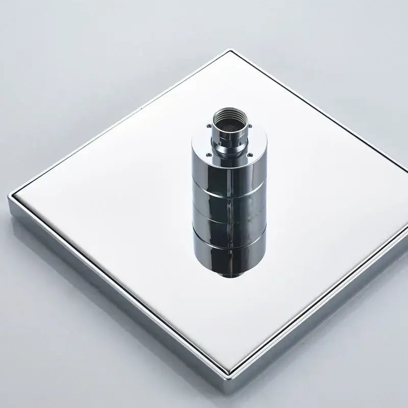 Chrome LED Rainfall Showerhead