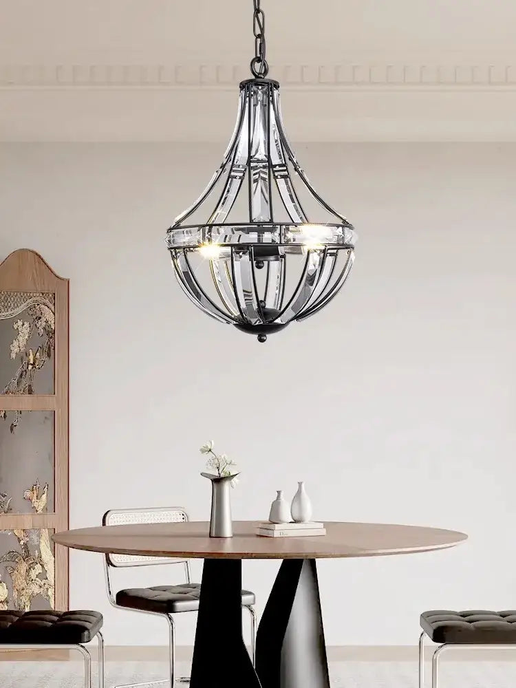 Bronze Globe LED Chandelier